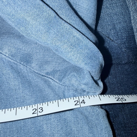 Ricki's Soft Blue V-Neck Dress - Picture 8 of 12